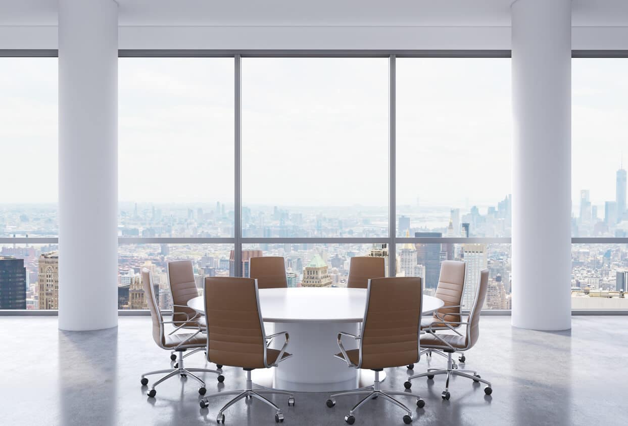 Conference room with Manhattan view