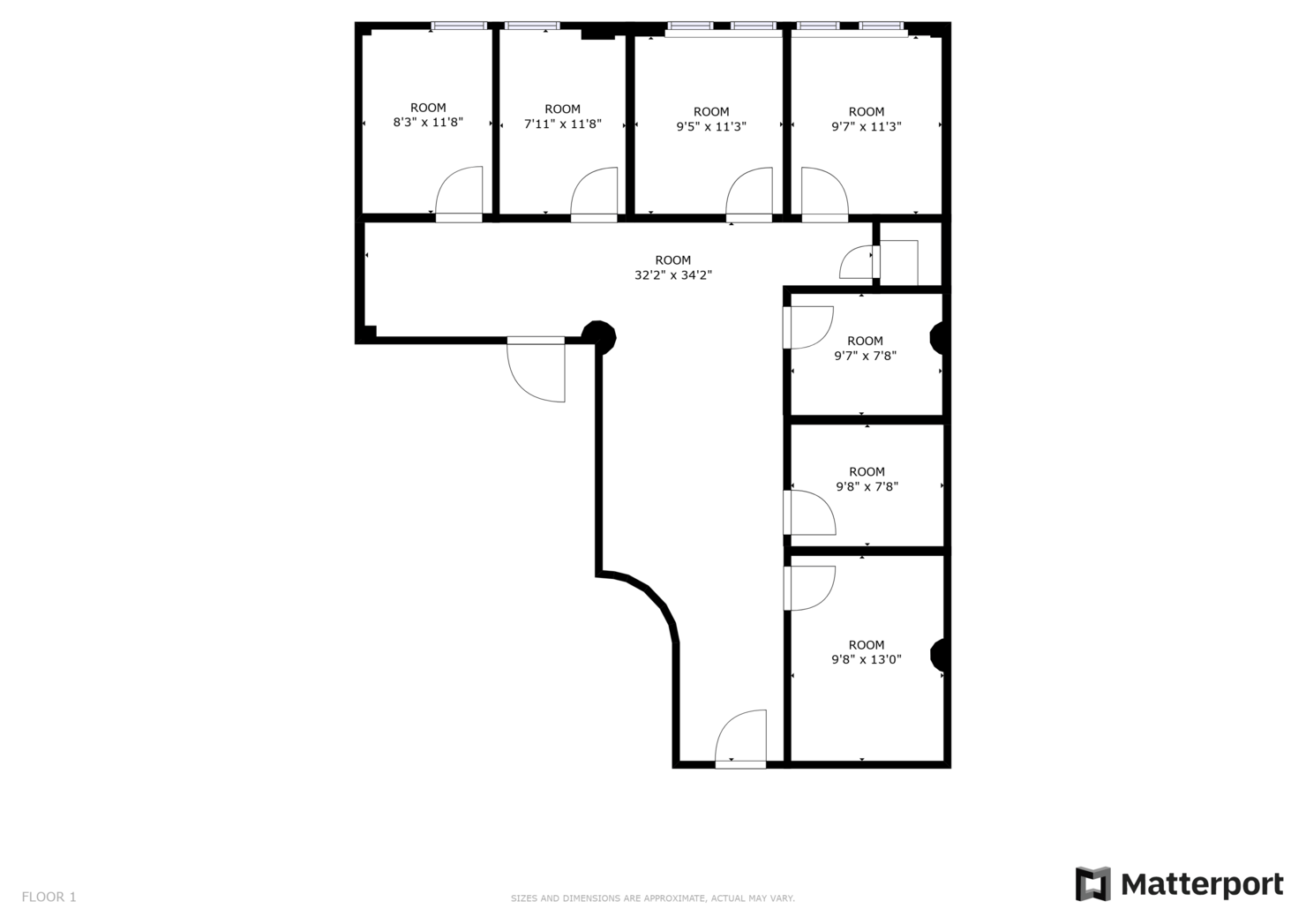 Floor plan of 153 West 27th Street, #300