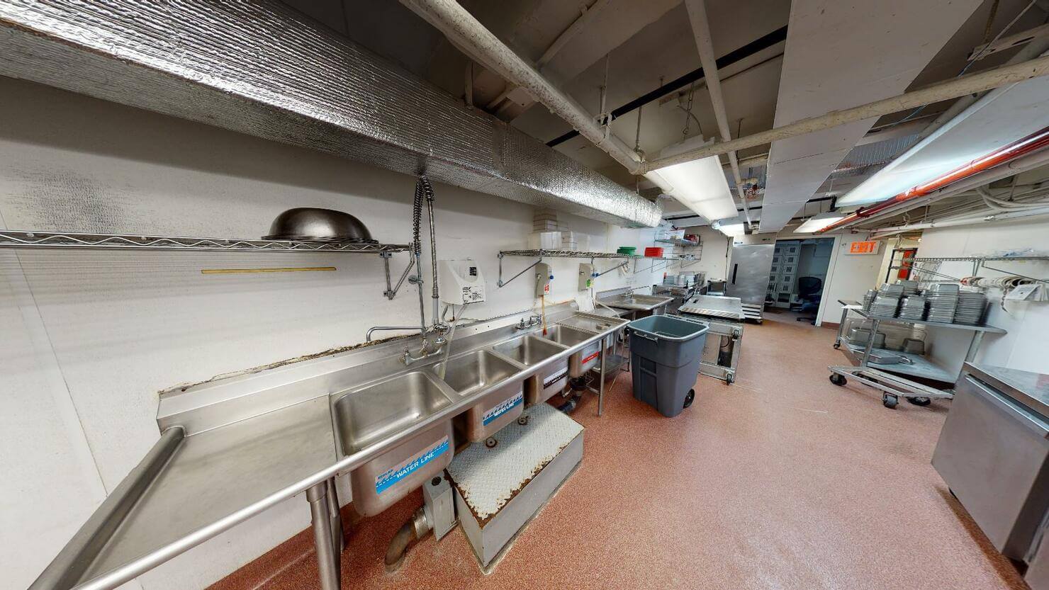 369 Lexington Avenue Restaurant Space -Dish-Washing Area in the Basement