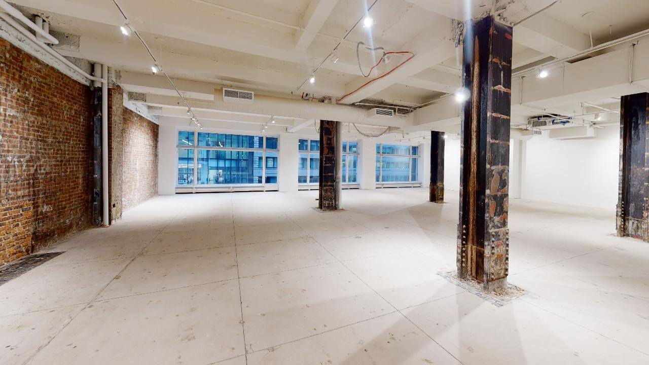 Office space listing, partial 5th floor, 595 Madison Avenue, Fuller Building, New York City