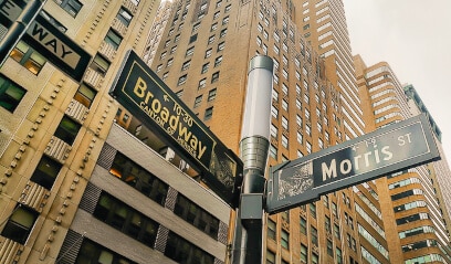 Morris St and Broadway, NYC - Strategic law firm expansion in prime office space,