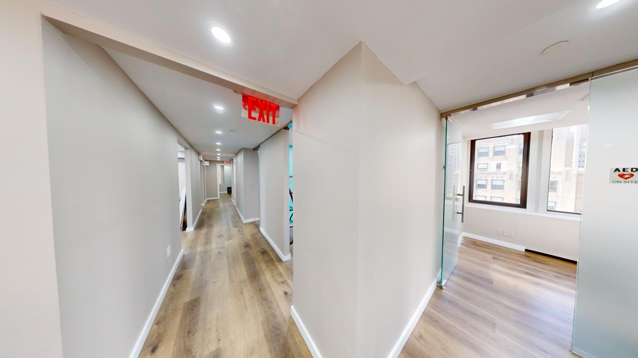 Interior corridor-Entire 25th floor, 369 Lexington Avenue. NYC
