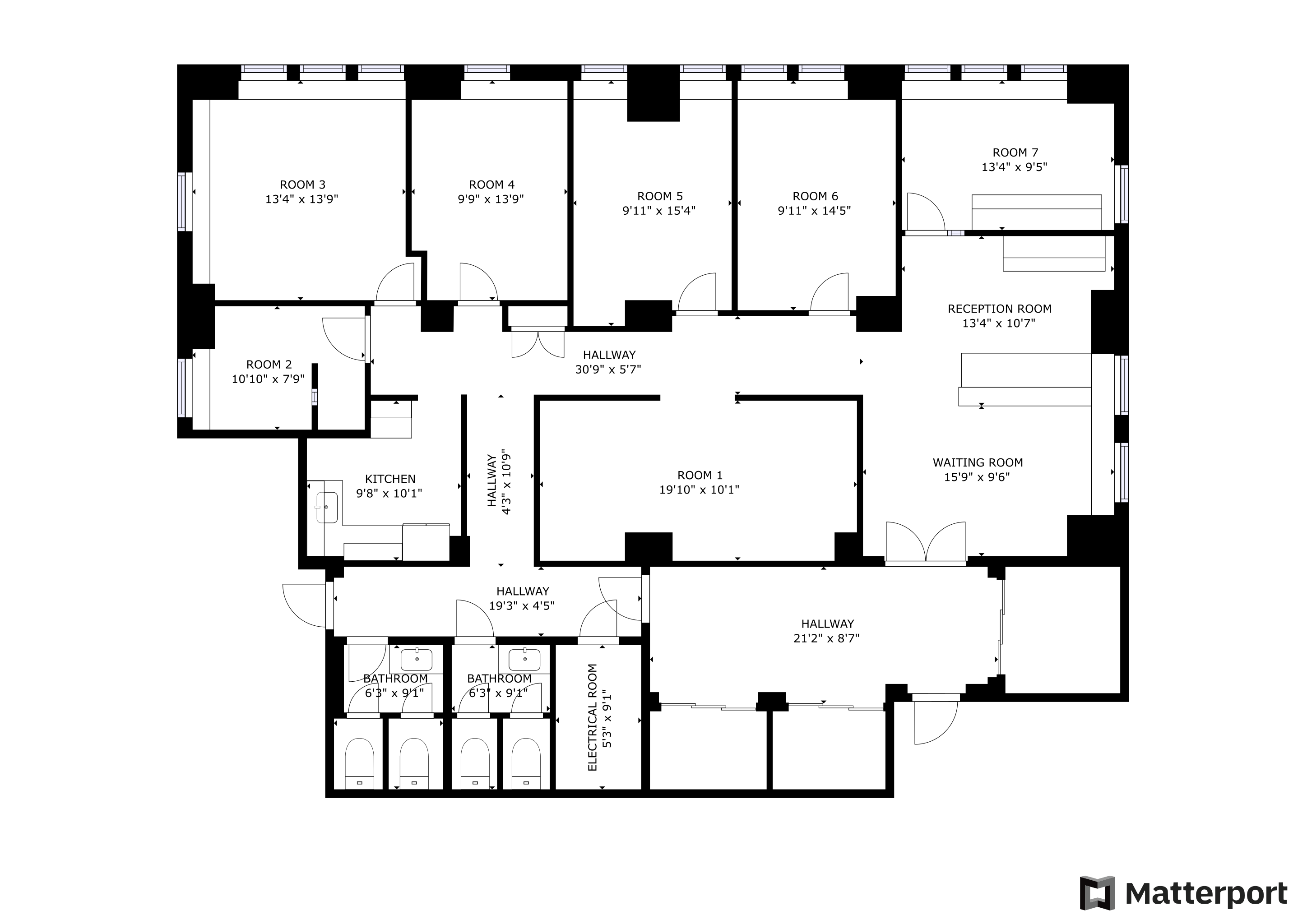 Floorplan-Dollhouse View-369 Lexington Avenue, 25th Floor, NYC