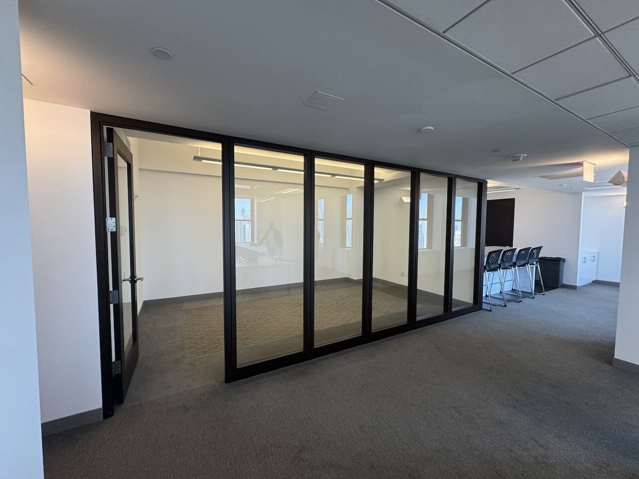 350 5th Avenue Office Space - Glass Meeting Room