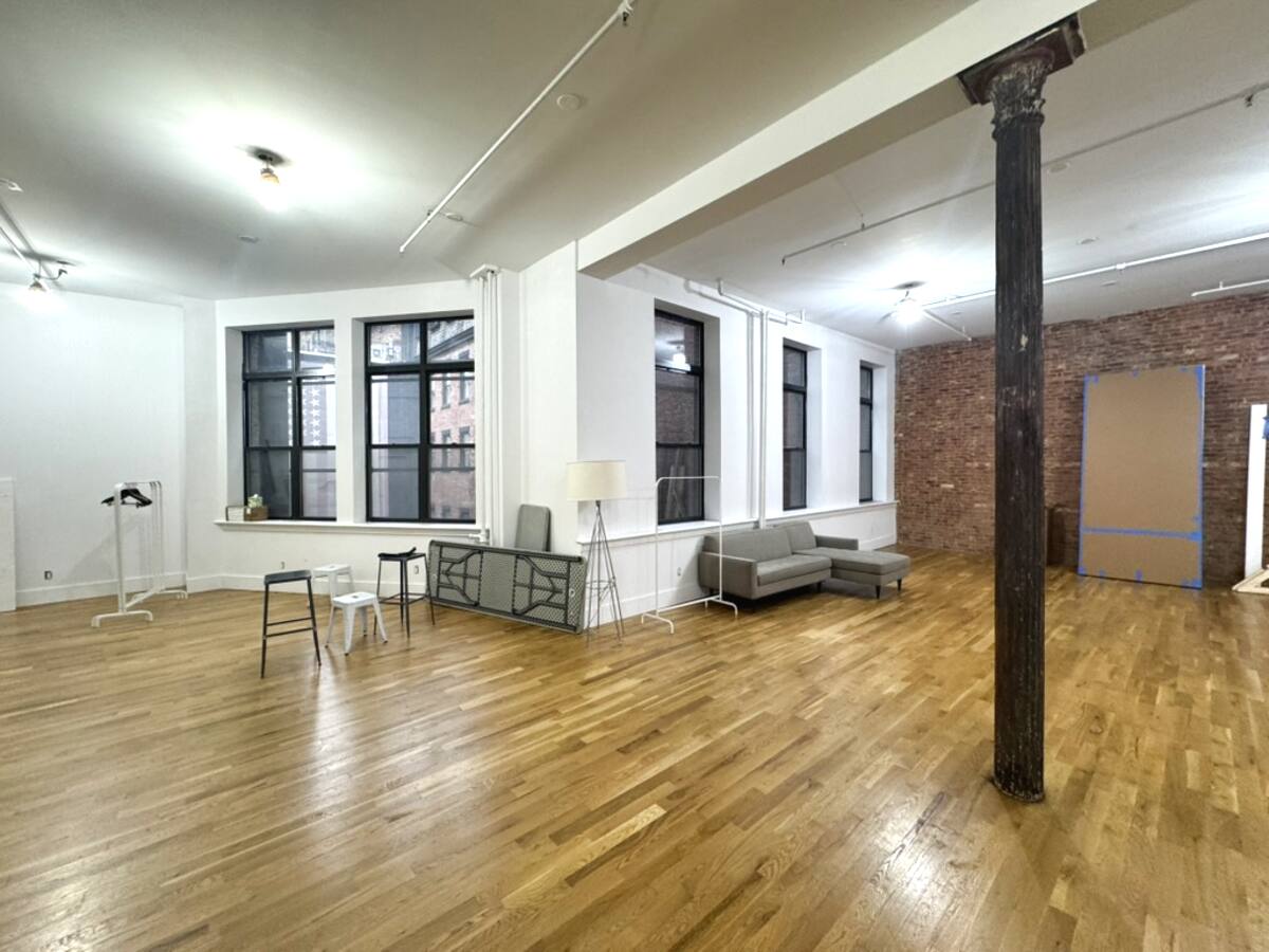 Windowed loft space Union Square