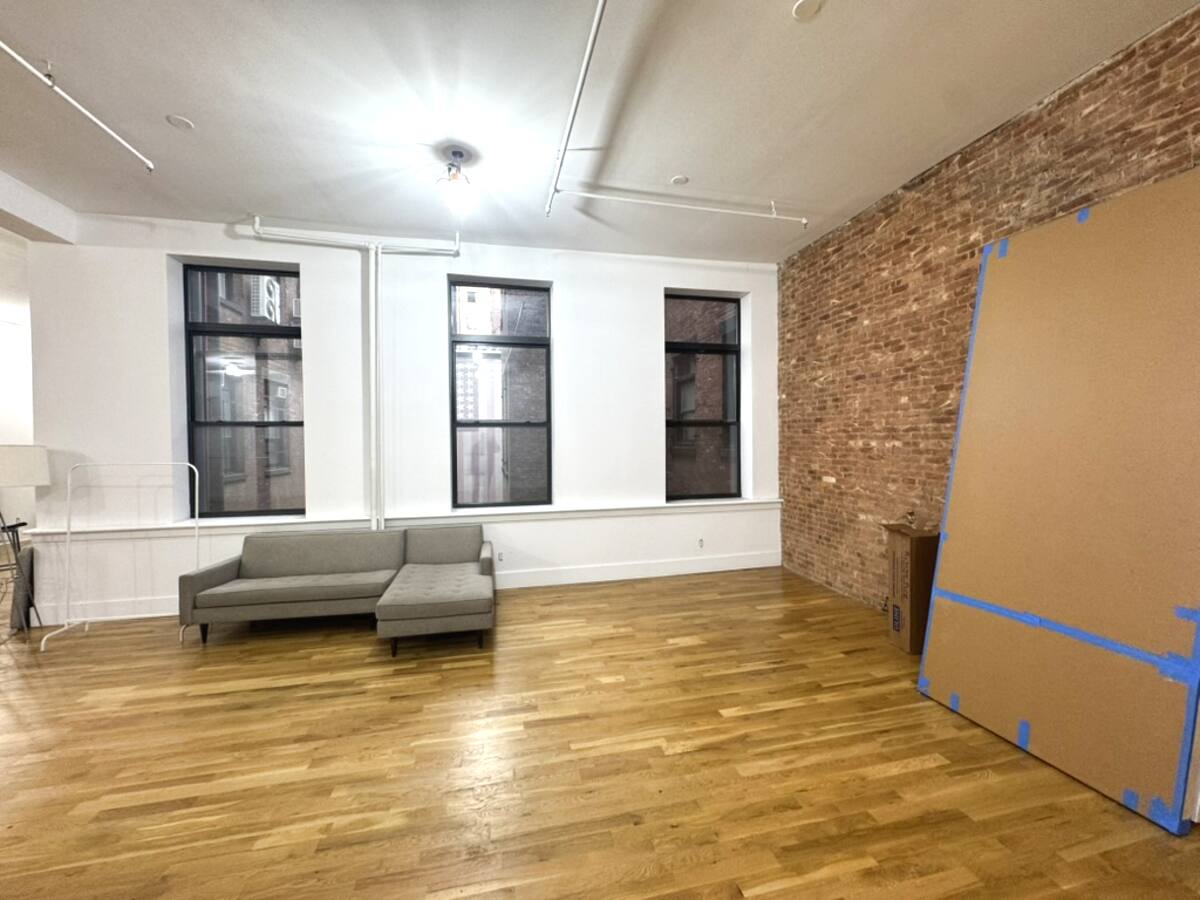 Large windows Broadway office loft