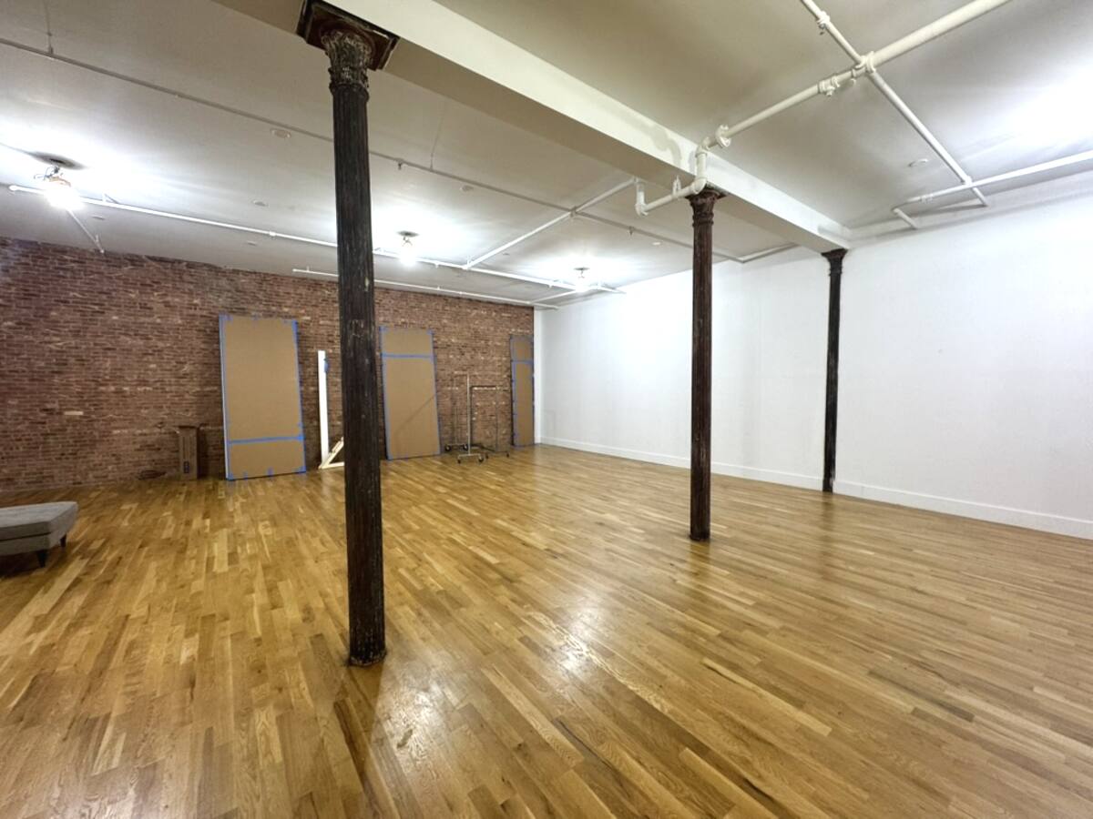 Cast iron columns loft space