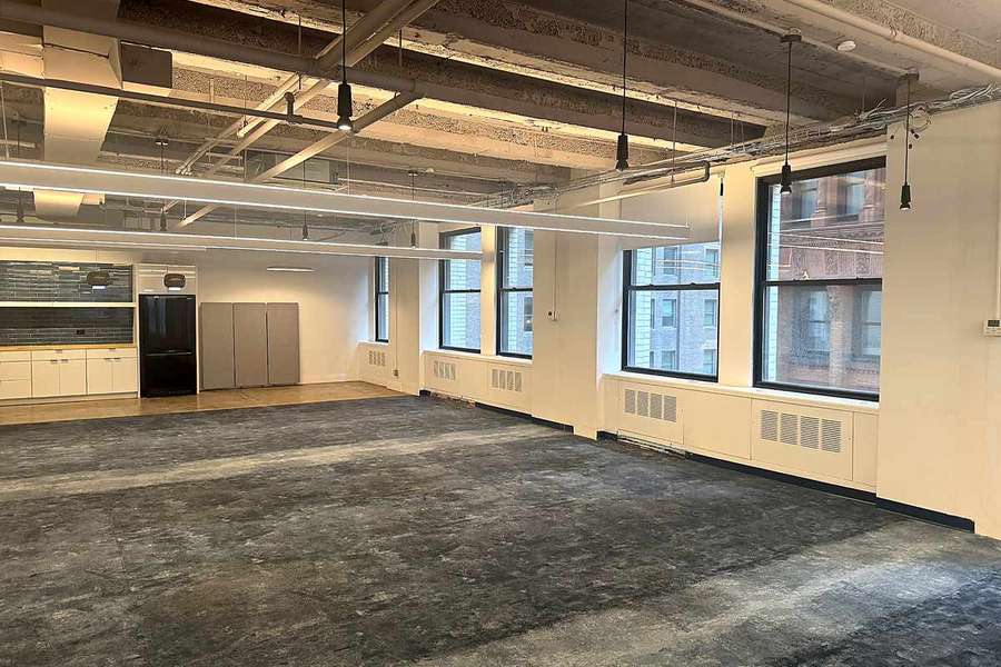 80 Maiden Lane Office Space - Open Space with Glass Front Offices