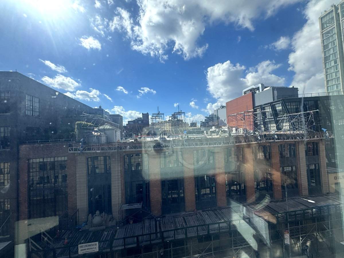 View over Meatpacking rooftops and sky, 4th floor at 415 West 13th Street